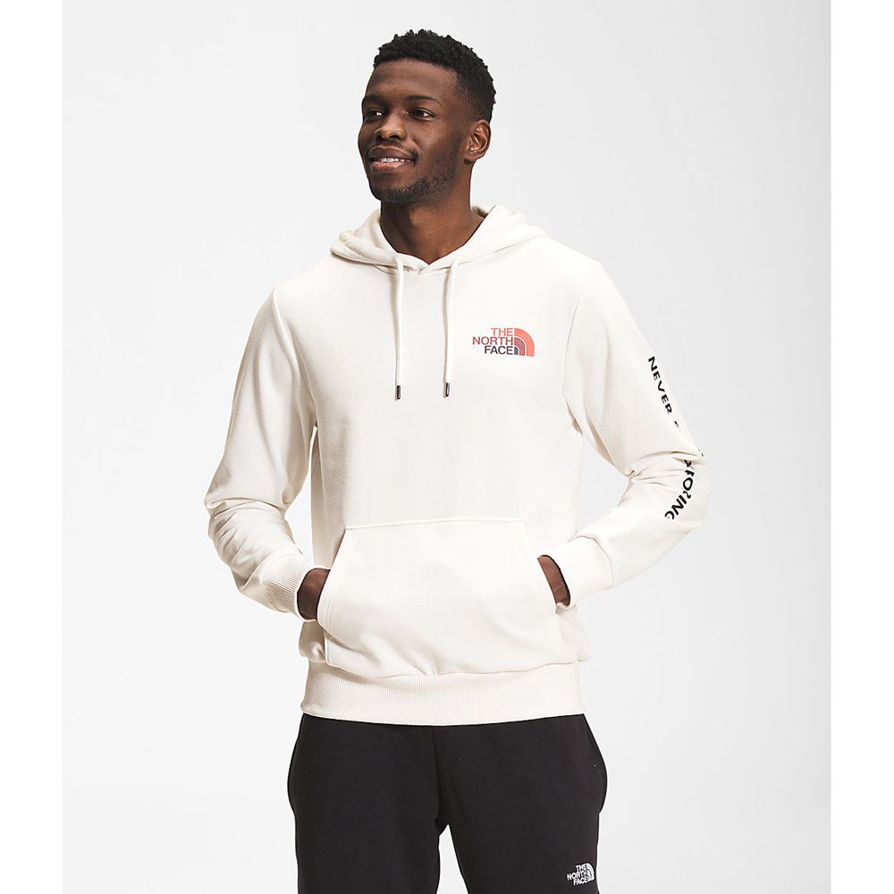 The North Face Hoodie Mens Australia - The North Face Logo Play White (PAB-617239)